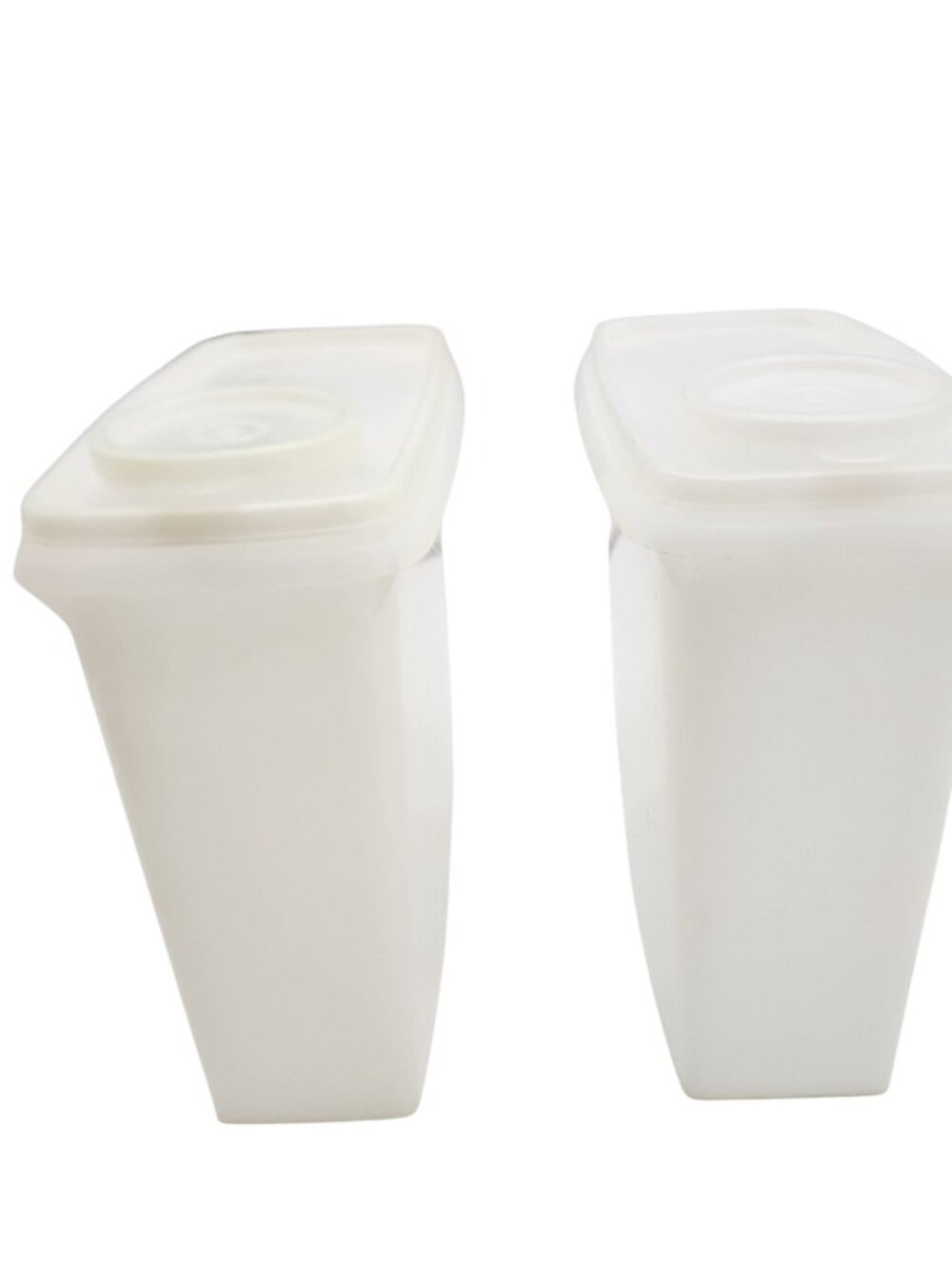 Tupperware Cereal / Oatmeal Storer White Seals Set of 2 - Picture 3 of 5